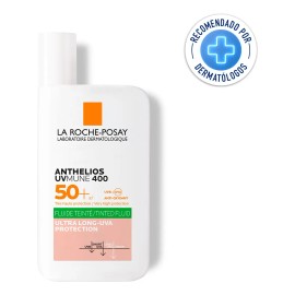 Protector Solar La Roche Posay Anthelios UVmune 400 Oil Control Fluido Con Color.