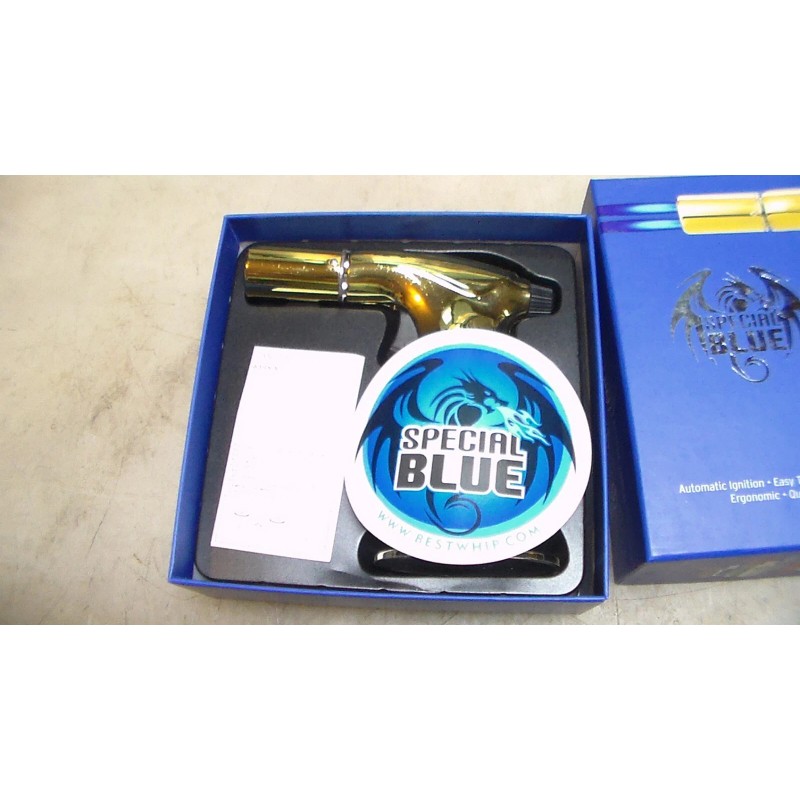 Special Blue Diablo Dual Flame Butane Refillable Torch Jet Lighter