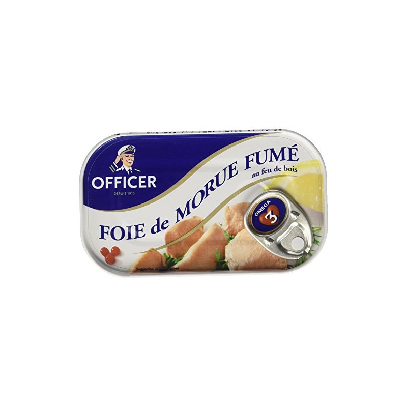 Officer Smoked Cod Liver - Foie de Morue Fume 4.26