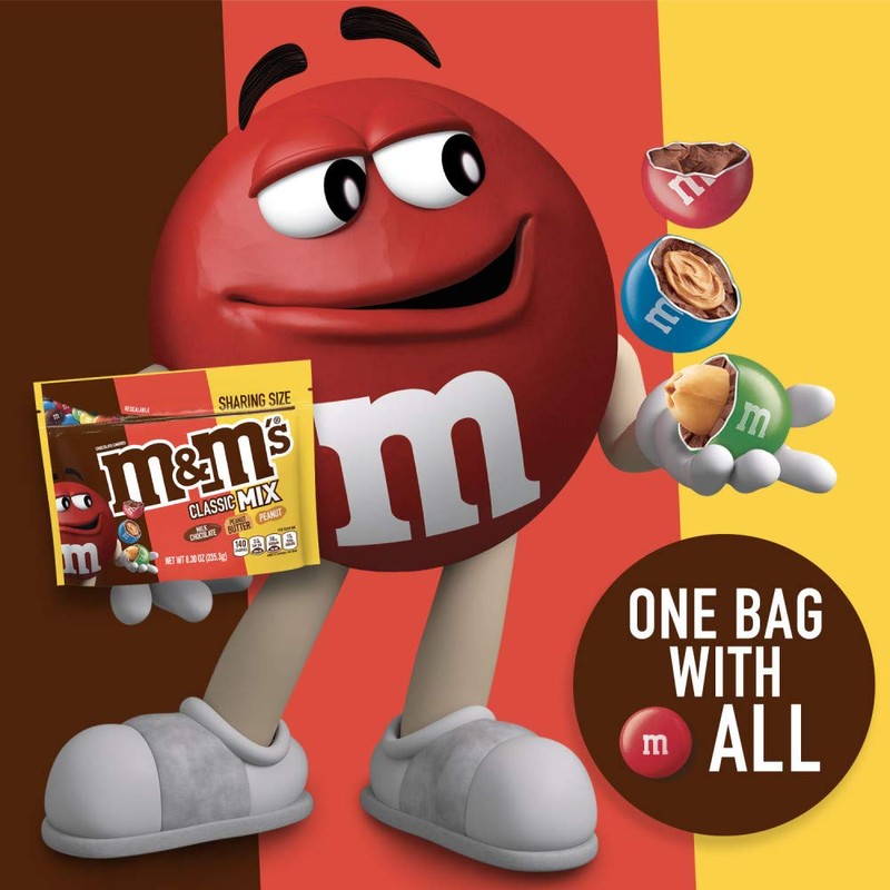 M&M'S Classic Mix of Peanut, Peanut Butter & Milk Chocolate