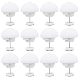 Potanro Duvet Clips White Duvet Pins Clips 12 Pcs Reusable Duvet Fasteners, Suitable for Bed Sheet and Duvet Cover(White)