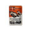 Tin Sign 18 x 12 cm Isle of Man T.T.