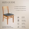 SearchI Dining Chair Seat Covers Set of 6, Stretch Removable