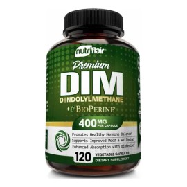 Suplemento Dim 400mg (120 Cápsulas) Con Bioperina Nutrifla Sabor Sin Sabor