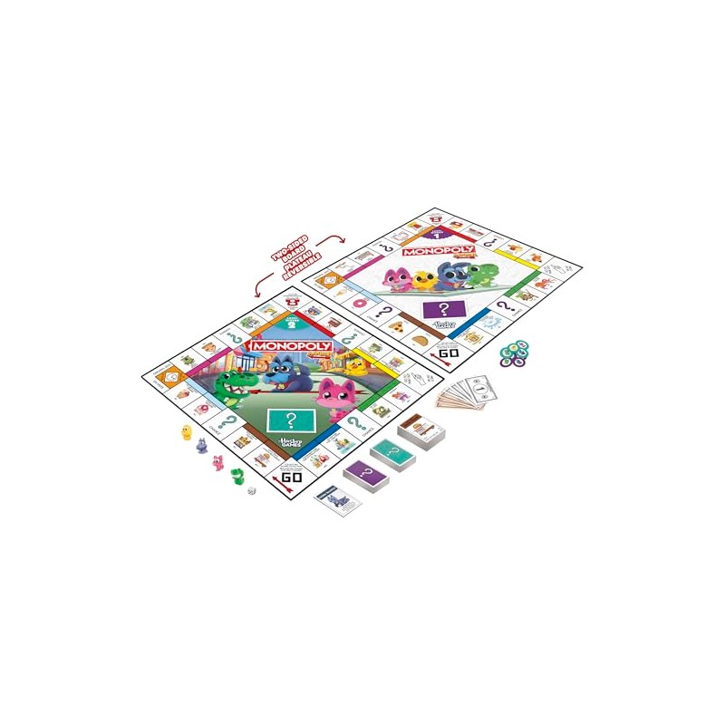 Monopoly Junior Board Game (2026 Edition) | 2 Games in