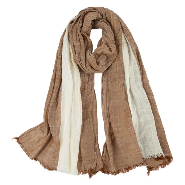 GERINLY Large Cotton Scarf 70 by 30, Men Casual Scarves