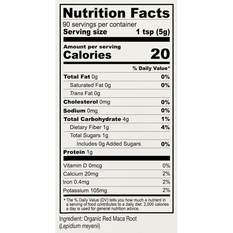 Anthony's Organic Red Maca Powder, 1 lb, Raw, Gluten Free,