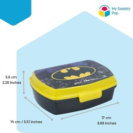 My sweety pop Lunch Box - Lunch Box - Kids - Crib - Nursery - School - Holiday - Meal - 17cm - Gift Idea - Bluey - Blue - Boys