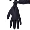 Supreme TTF Black Nitrile Disposable Gloves Non Latex Powder Free