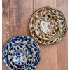 Tableware East sh-014-01 Ryukyu Karakusa Loli Japanese Dinnerware Platter, 8.9