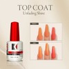 KUPA 2 Bottles Kupa Gelfinity Gel TOP COAT No Wipe