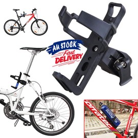Bike Cup Holder - Water Bottle Cage for Bicycle Handlebar, Cycling Beverage Mount, Durable Plastic/Resin Material