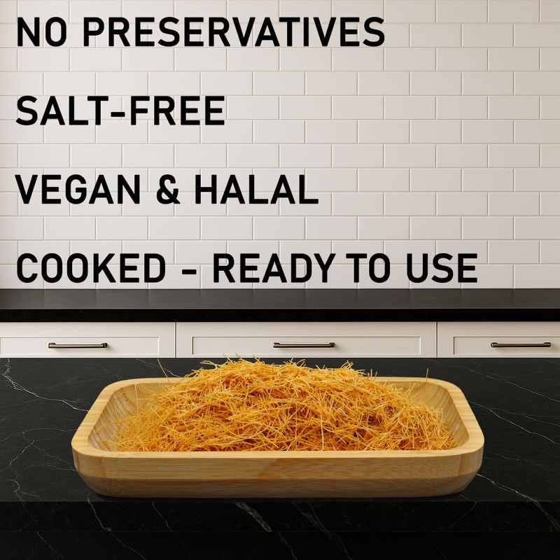 Egeanka Kataifi Shredded Phyllo Dough for Kunafa, Dubai Chocolate, and