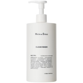 MATIN et ÉTOILE Clean Wash Alcohol Hand Gel, Woody Musk Incense, 16.9 fl oz (500 ml)