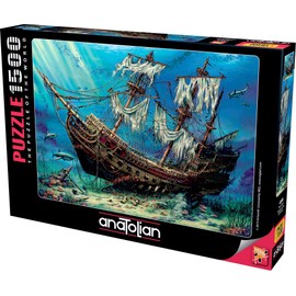 Anatolian Puzzle - Shipwreck Sea, 1500 Piece Jigsaw Puzzle, #4558 (ANA4558) Multicolor