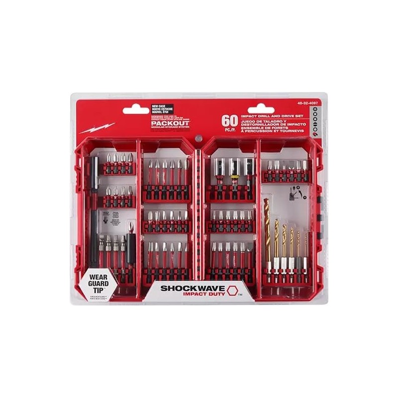 48-32-4097 60 Pc. with Shockwave Impact Duty Drill and Drive