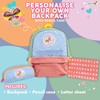 abeec Personalise Your Own Backpack With Pencil Case, Ideal 4