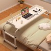 ILWorkTLs Adjustable Height and Length Over Bed Desk,Mobile Over Bed
