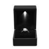 Caja de anillo de luz LED, de joyería de joyería