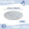 Waterproof Round Tablecloth, Round Fitted Tablecloth with Elastic