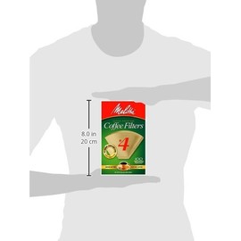 Melitta Cone Coffee Filters, Natural Brown #4, 100 Count (Pack Of 3)