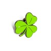 Mainly Metal Green Enamel Pin Badge Brooch Lucky Irish Shamrock