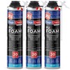 Spray Foam Insulation Can (3 Pack-25.4 oz) Expanding Foam Sealant