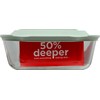 Pyrex CORINGWARE-PYREX DEEP 9"X13"BKR W/LID, Plain
