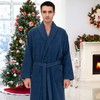 TowelSelections Mens Shawl Robe, Luxury Soft Cotton Bathrobe, Terry Cloth