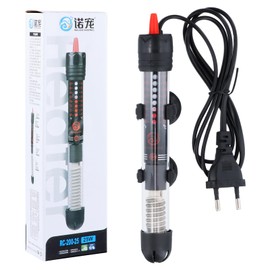 Focanet Aquarium Heater, 120 L, 100 W Temperature Adjustable Aquarium Heater with Suction Cups, Thermostat Heater, Heating Rod Adjustable, Aquarium Heater, Control Heater Aquarium for Fish Tanks (20