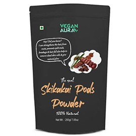 Vegan Aura Shikakai Pod Powder | Acacia concinna for Hair Care - (200g)