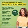 MegaFood Women's 55+ Advanced Multivitamin for Women - Doctor-Formulated with
