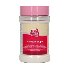 FunCakes Vanillin Sugar: zucchero al gusto di vaniglia, utilizzare in pastella o impasto, cospargere su frutta fresca, 250 g.