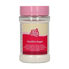 FunCakes Vanillin Sugar: zucchero al gusto di vaniglia, utilizzare in pastella o impasto, cospargere su frutta fresca, 250 g.