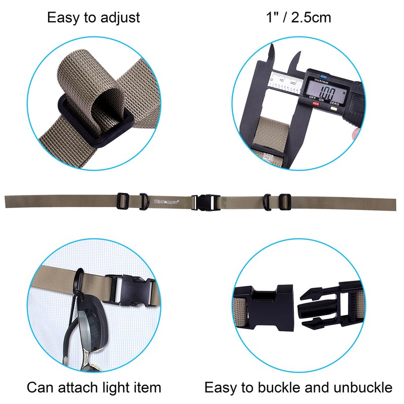 Backpack Chest Strap, Wisdompro Adjustable Chest Belt, Heavy Duty Sternum