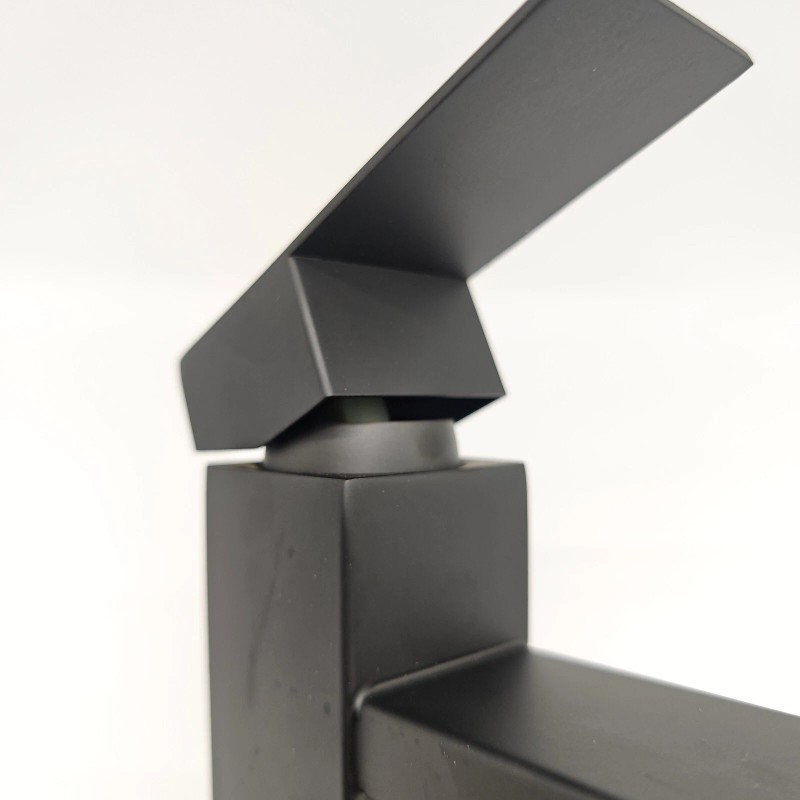 Unbranded Bathroom Sink Black Faucet Single Handle One Hole Rv