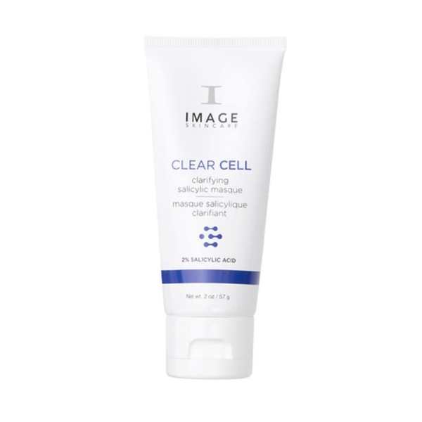 IMAGE Skincare, CLEAR CELL Clarifying Salicylic Masque, Exfoliating Kaolin Clay Facial Mask with Mattifying Effect, 2 oz