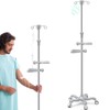 Thyle IV Pole Portable Poles with Wheels 4 Hooks 5