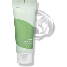 Isntree Gel de Aloe Vera Facial y Corporal Aloe Soothing Gel Moisture - Coreano Calmante e Hidratante, Multiusos After Sun, 150 Ml