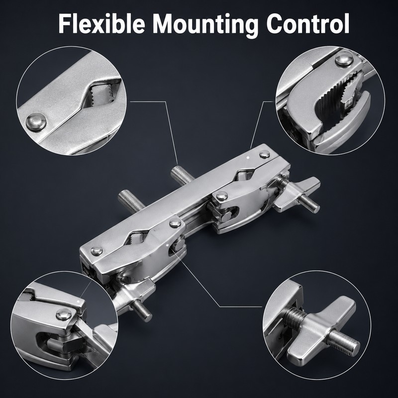 Adjustable Quick Release Cymbal Stand Clamp Holder for Drummers –