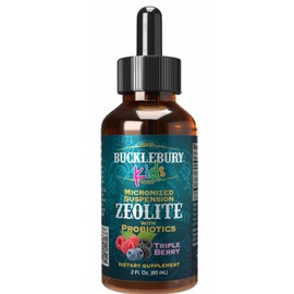 BUCKLEBURY Zeolite for Kids - Delicious Berry-Flavored Zeolite Liquid Suspension with Probiotics - Natural Support for Kids' Health - 2 Fl Oz
