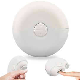 Cortauñas Electrico 3 en 1, Corta uñas adulto, Cortador De Uñas Eléctrico, Máquina Pulidora de Uñas Automática, Cortaúñas automática con Carga USB, pulidor de uñas para Niños, Personas Mayores y Adultos (Blanco)