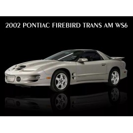 2002 Pontiac Firebird Trans Am WS6 NEW METAL SIGN: 9 x 12" & Ships Free