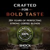 Shock Coffee Naturally Bold | Extra High Caffeine Strong Coffee