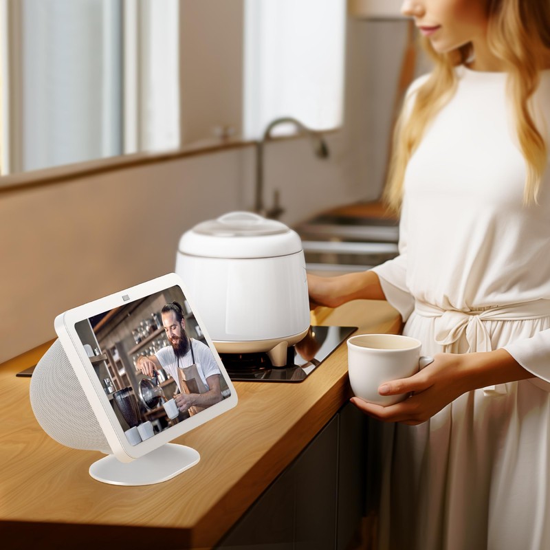Echo Show 5/8 Table Stand (Show 8 (3rd Generation), White)