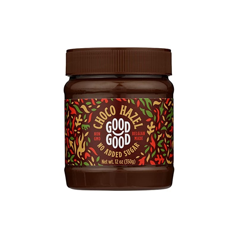 Good Good Belgian Chocolate Hazel Spread, No Added Sugar, Gluten