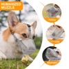 vsshe Dog Muzzle, Soft Adjustable Mesh Muzzles, Breathable Pet Mask