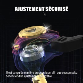 Xmenha Wired Detachable Headphones for Audiophile Wired HiFi Headphones Audio Wired Waterproof Headphones In-Ear Monitor Ear Monitor with 2 Pin Cable