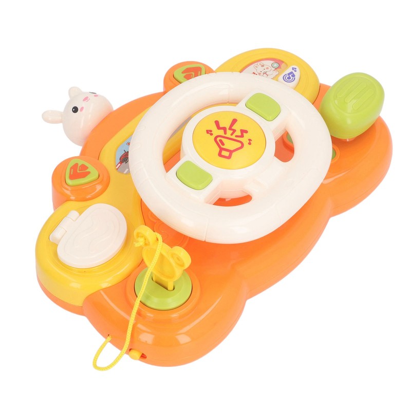 Baby Steering Wheel Toy Multifuntional Lighting Effects Educational Musical Steering