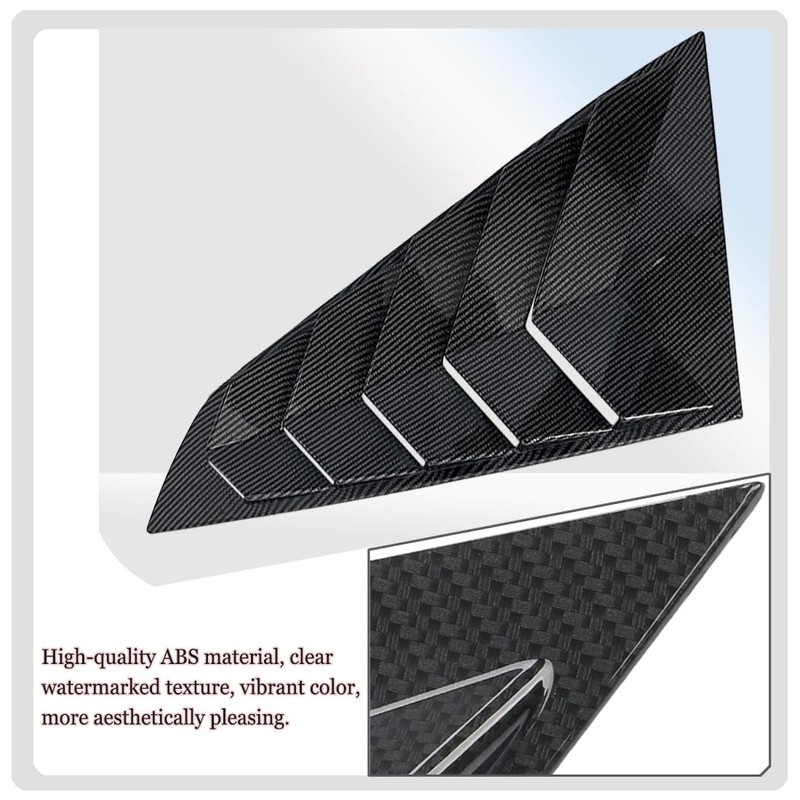 MUXEE Window Louver 2Pcs Side Vent Window Louvers for Ford